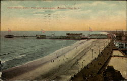 New Million Dollar Pier and Boardwalk Atlantic City, NJ Postcard Postcard