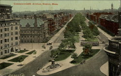 Commonwealth Avenue Postcard