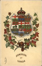 Coat of Arms - Dominion of Canada Postcard