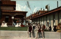 Hotel Stockton Baths Cape May, NJ Postcard Postcard