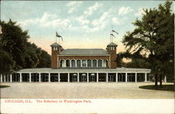 The Refectory in Washington Park Chicago, IL Postcard Postcard