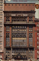 Chicago Athletic Club Illinois Postcard Postcard