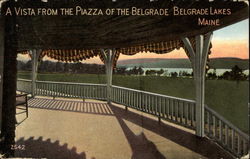 A vista from the Piazza of the Belgrade Postcard