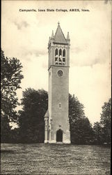 Campanile, Iowa State College Ames, IA Postcard Postcard