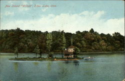 New Island "Willisle" Silver Lake, OH Postcard Postcard