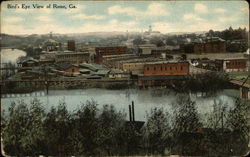 Bird's Eye View of Rome Postcard