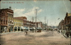 View on Broad St Rome, GA Postcard Postcard