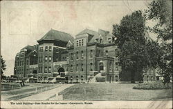 The Adair Building - State Hospital for the Insane Postcard