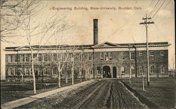 Engineering Building, State University Boulder, CO Postcard Postcard