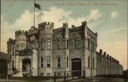 Troop A Armory, Orange St New Haven, CT Postcard Postcard