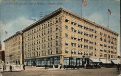 Shirley and Savoy Hotels Denver, CO Postcard Postcard