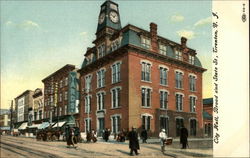 City Hall, Broad and State St Postcard