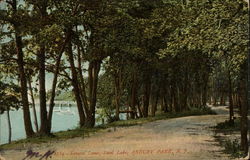 Lovers Lane, Deal Lake Postcard