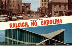 Greetings from Raleigh Postcard