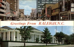 Greetings from Raleigh North Carolina Postcard Postcard