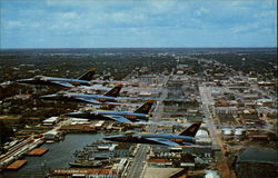 The Blue Angels, Navy's Famed Flight Demonstration Team Pensacola, FL Postcard Postcard