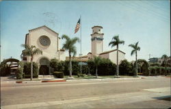 Mottell's and Peek Mortuaries Long Beach, CA Postcard Postcard