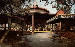 Merry-Go-Round Buena Park, CA Knott's Berry Farm Postcard Postcard