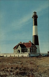 Fire Island Lighthouse - Robert Moses State Park Babylon, NY Postcard Postcard