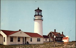 Lighthouse - Highland Light Truro, MA Postcard Postcard