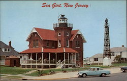 Historic Sea Girt Light House Postcard