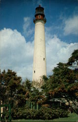 Light House at Cape May Point New Jersey Postcard Postcard