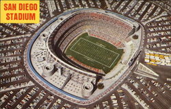 San Diego Stadium Postcard