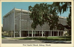 Beautiful and Modern First Baptist Church Sebring, FL Postcard Postcard