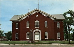 The Macon County Courthouse Postcard