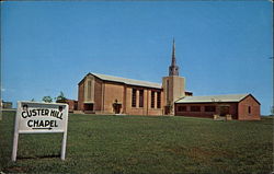 US Army Chapel, Custer Hill Postcard