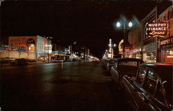 A night view of Minnesota Avenue Postcard