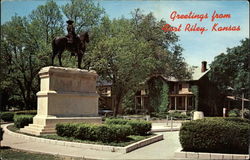 Old Trooper Monument Postcard