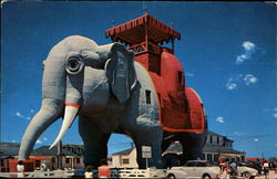 Elephant Hotel, Margate Atlantic City, NJ Postcard Postcard