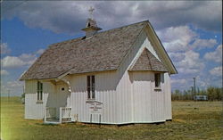 Catholic-Protestant Church Keystone, NE Postcard Postcard