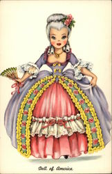 Doll or America Postcard Postcard