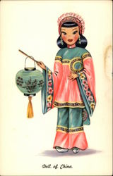 Doll of China Postcard