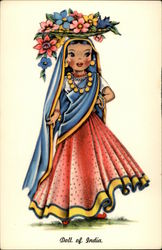 Doll of India Postcard