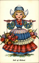 Doll of Holland Postcard