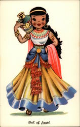 Doll of Egypt Postcard