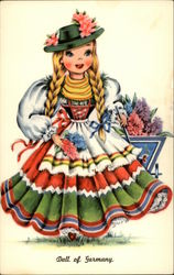 Doll of Germany Postcard