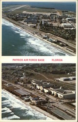 Two Views of Patrick Air Force Base Postcard