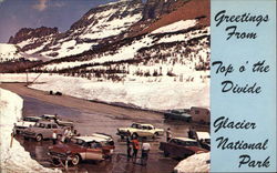 Logan Pass Summit Glacier National Park, MT Postcard Postcard