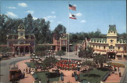 Disneyland - Village Square Anaheim, CA Postcard Postcard