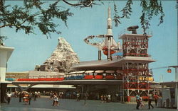 Tomorrowland Anaheim, CA Disney Postcard Postcard