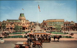 Town Square, Disneyland Postcard