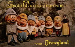 Snow White and Friends visit Disneyland Anaheim, CA Postcard Postcard