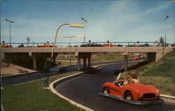 Disneyland - Autopia Postcard