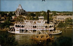 "Mark Twain" - Frontierland, Disneyland Anaheim, CA Postcard Postcard