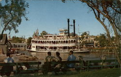 The Mark Twain, Disneyland Postcard