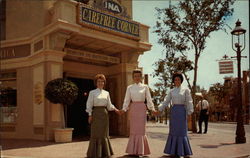 Carefree Corner in Disneyland Postcard